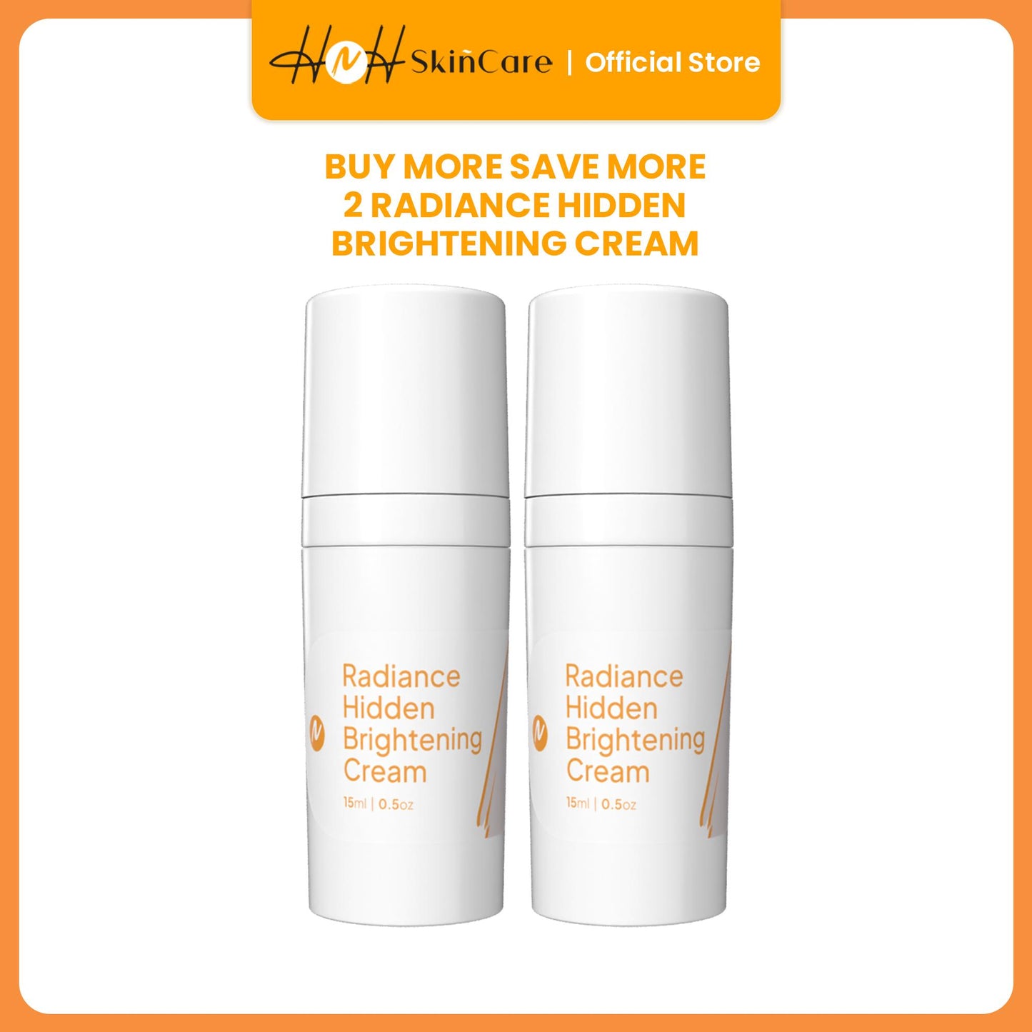 HNH Skincare - Bundling 2 Radiance Hidden Brightening Cream - Krim Pencerah Ketiak Selangkangan dan Lipatan