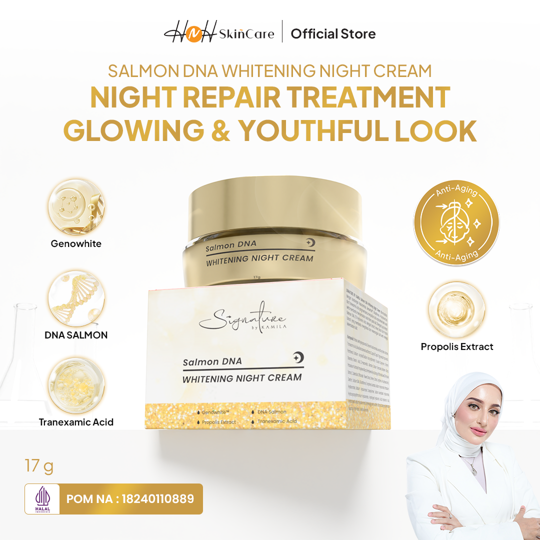 Signature by Kamila Paket Luminous Brightening 5 in 1 (Facial Wash, Toner, Day Cream, Night Cream, Serum Whitening)