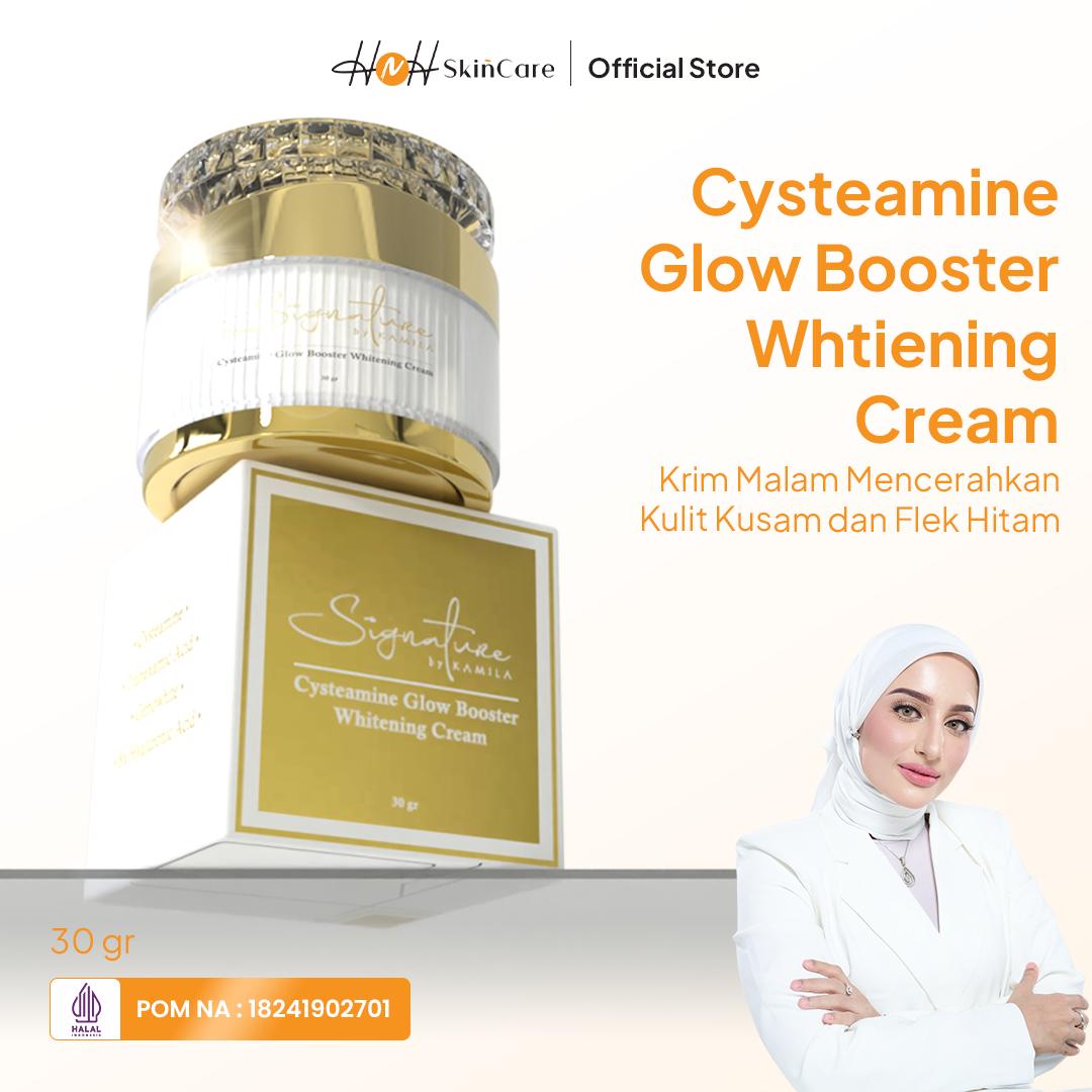 Signature by Kamila - Cysteamine Glow Booster Whitening Cream - Cysteamine Cream untuk Flek Hitam