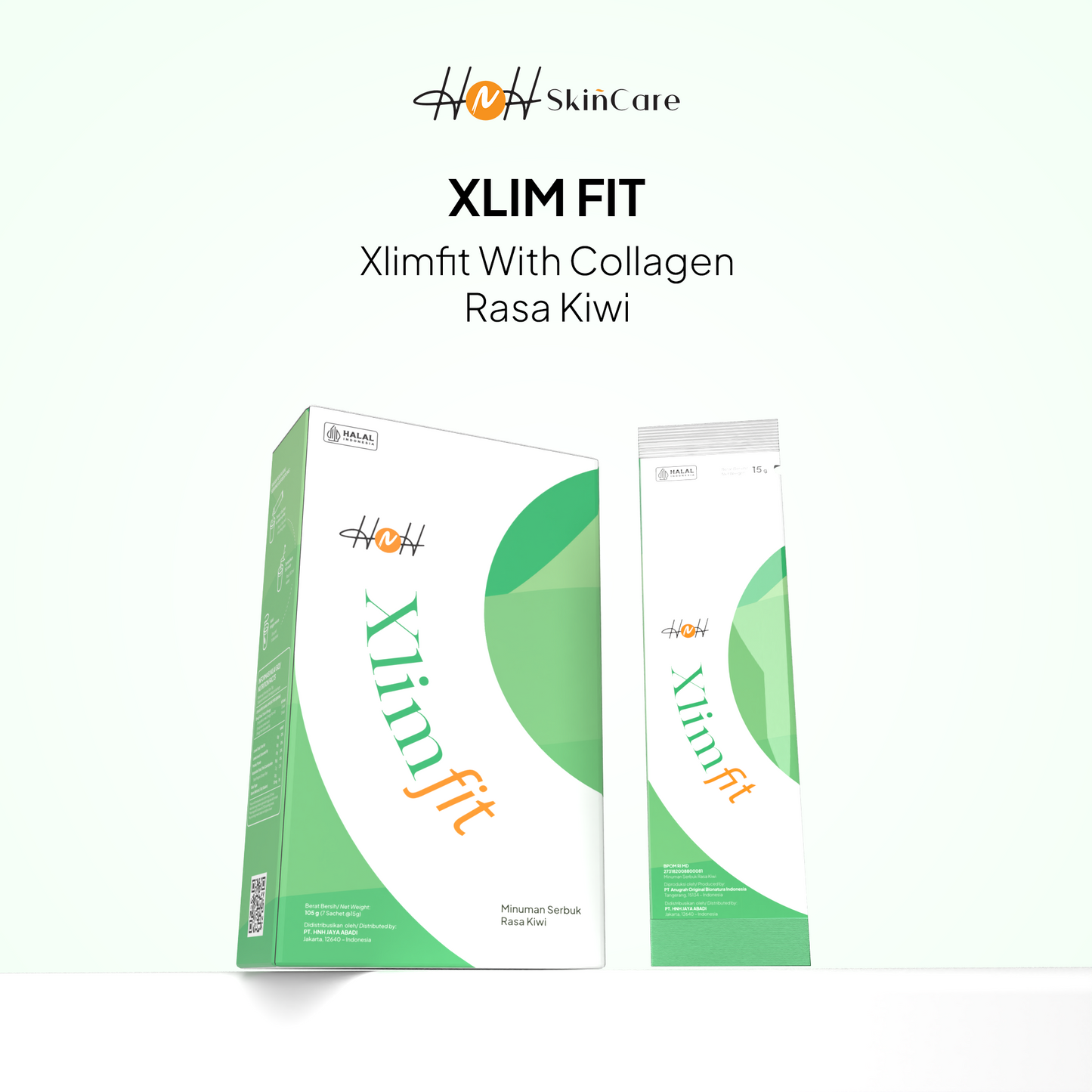 HNH Xlimfit - Minuman Fiber Rasa Kiwi - Fiber Drink untuk Membantu Melancarkan Pencernaan