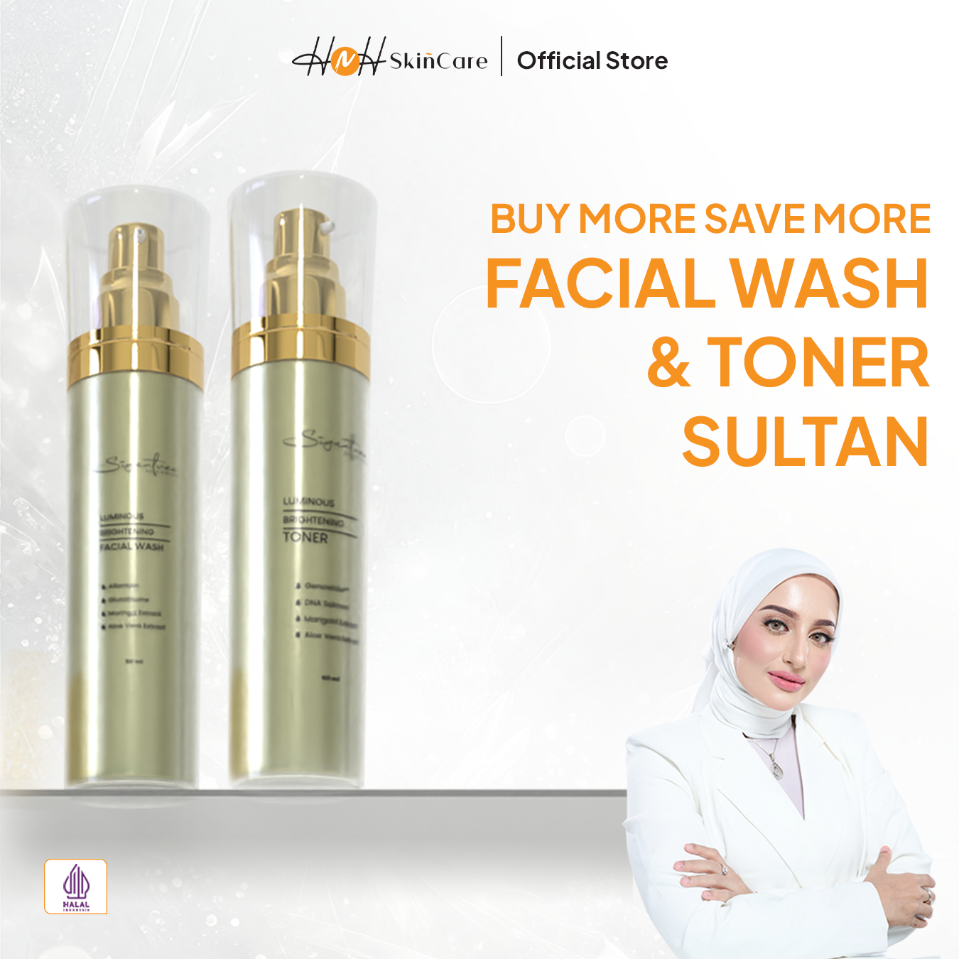 Signature By Kamila - Buy More Save More Facial Wash Luminous + Luminous Brightening Toner