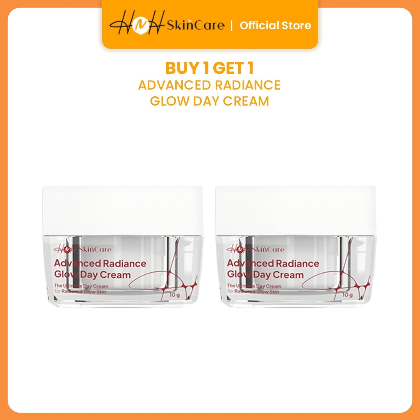HNH Skincare - Bundling 2 Advanced Radiance Glow Day Cream - Day Cream Tone Up untuk Mencerahkan Wajah - hnhskincare