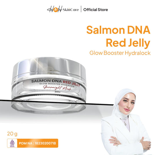 Signature by Kamila - Salmon DNA Red Jelly - Sleeping Masker Salmon DNA untuk Kulit Glowing