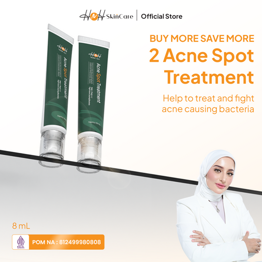 HNH Skincare - Bundling 2 Acne Spot Treatment - Acne Spot Gel Totol Jerawat untuk Jerawat Membandel