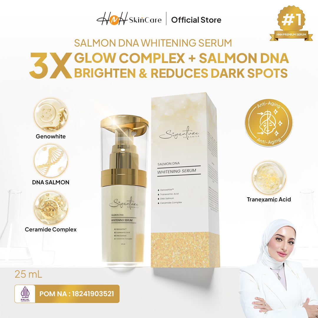 Signature by Kamila Paket Luminous Brightening 5 in 1  (Facial Wash, Toner, Day Cream, Night Cream, Serum Whitening)