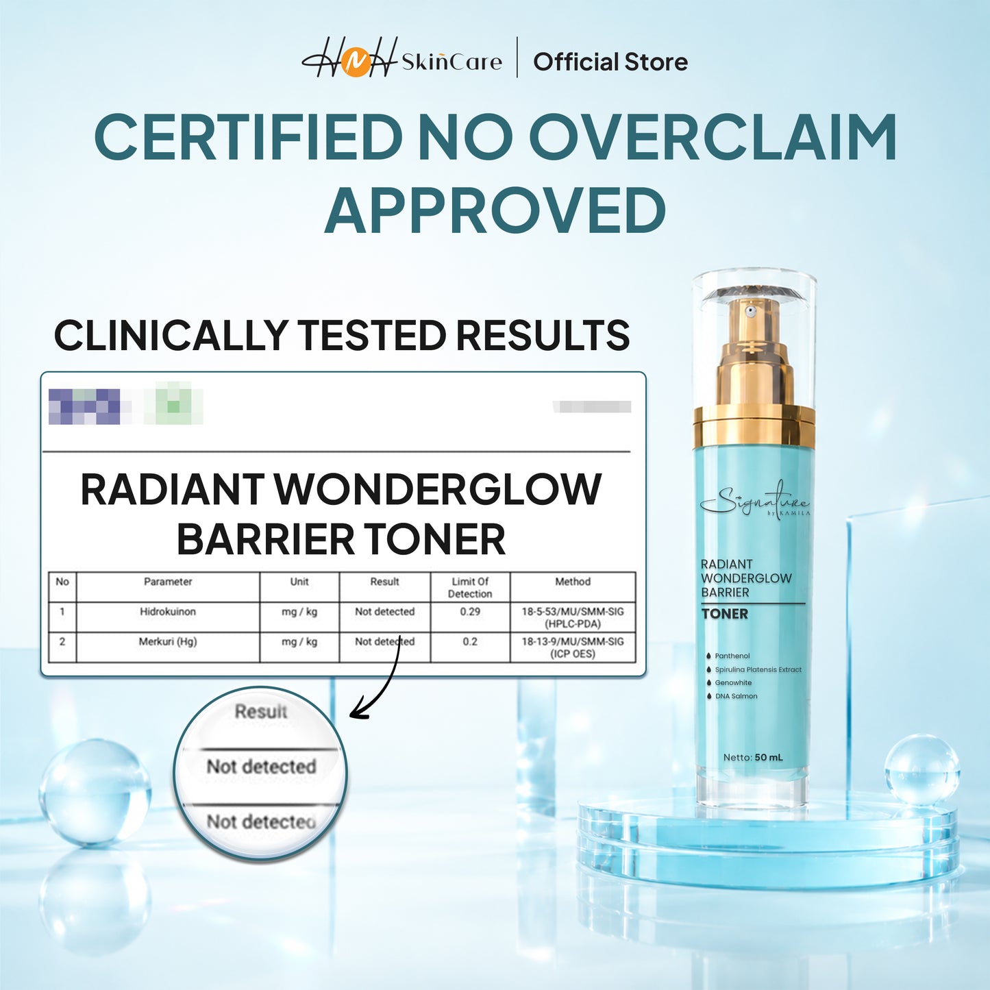 [NEW LAUNCH] Signature by Kamila - Radiant Wonderglow Barrier Toner - Menjaga Dan Menghidrasi Kulit yang Kering
