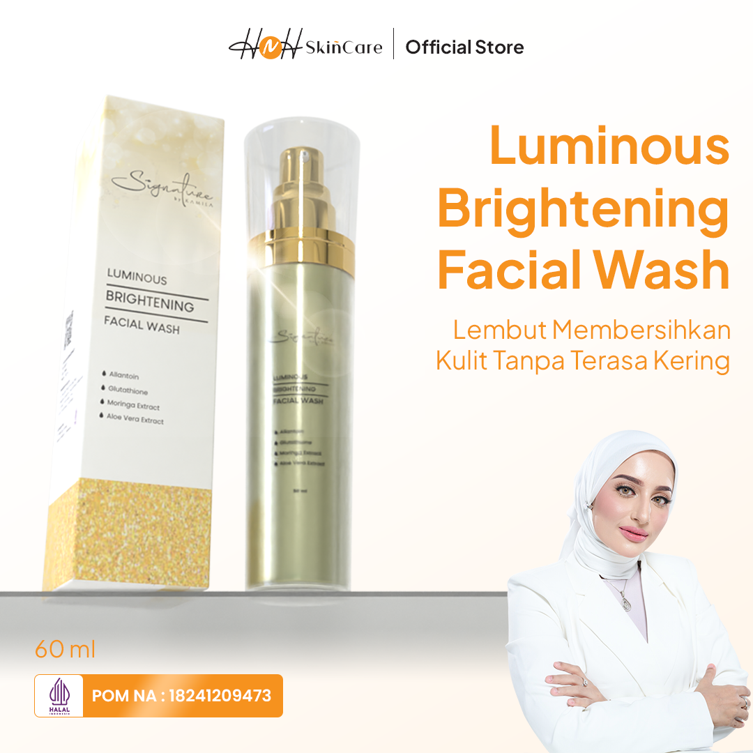 Signature by Kamila - Luminous Brightening Facial Wash - Sabun Cuci Muka Mencerahkan Wajah