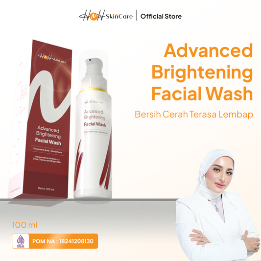 HNH Skincare - Advanced Brightening Facial Wash - Sabun Cuci Muka Mencerahkan Wajah untuk Flek Hitam