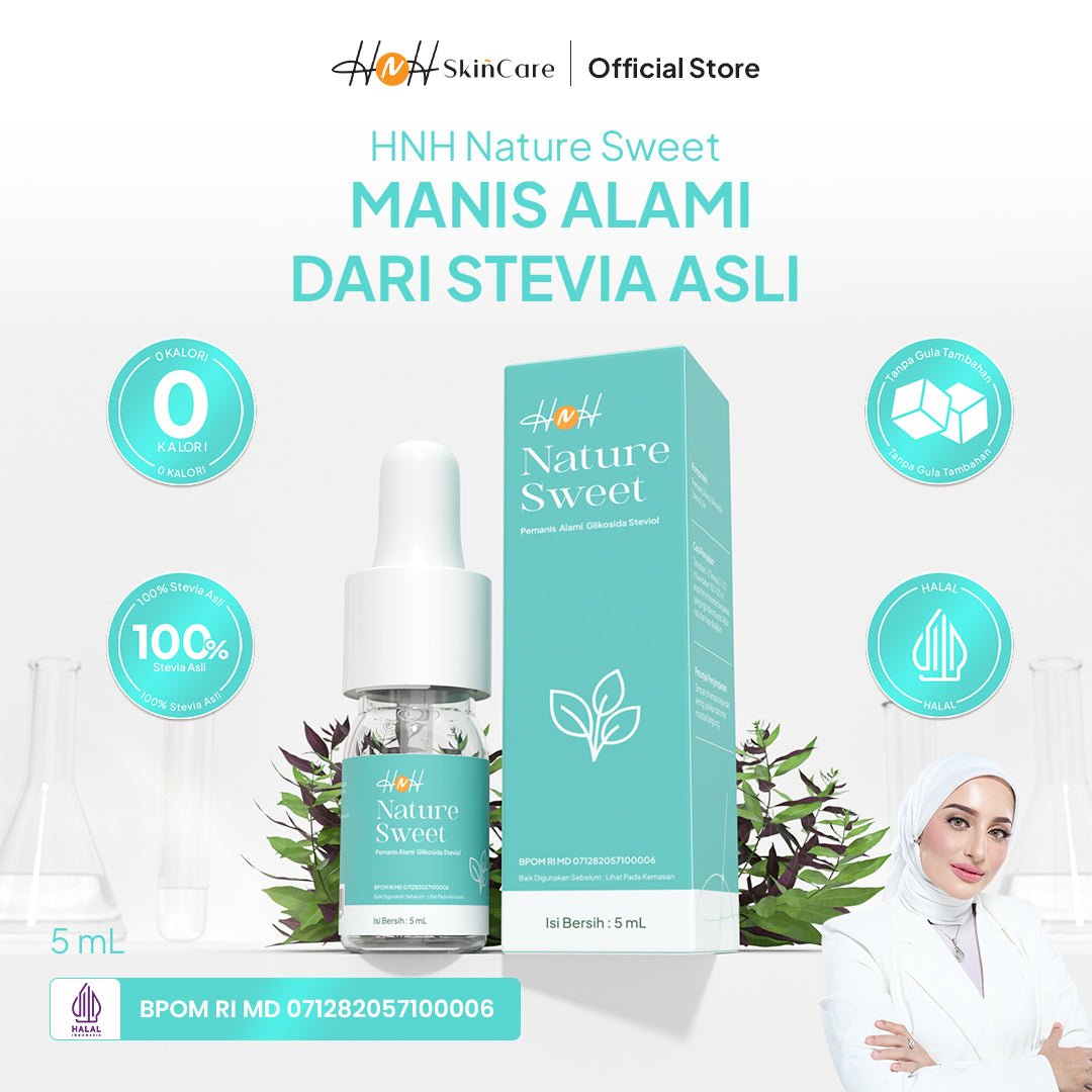 HNH - HNH Skincare - Nature Sweet Stevia - Stevia Tetes Pemanis Alami Pengganti Kalori - Bebas Kalori - hnhskincare