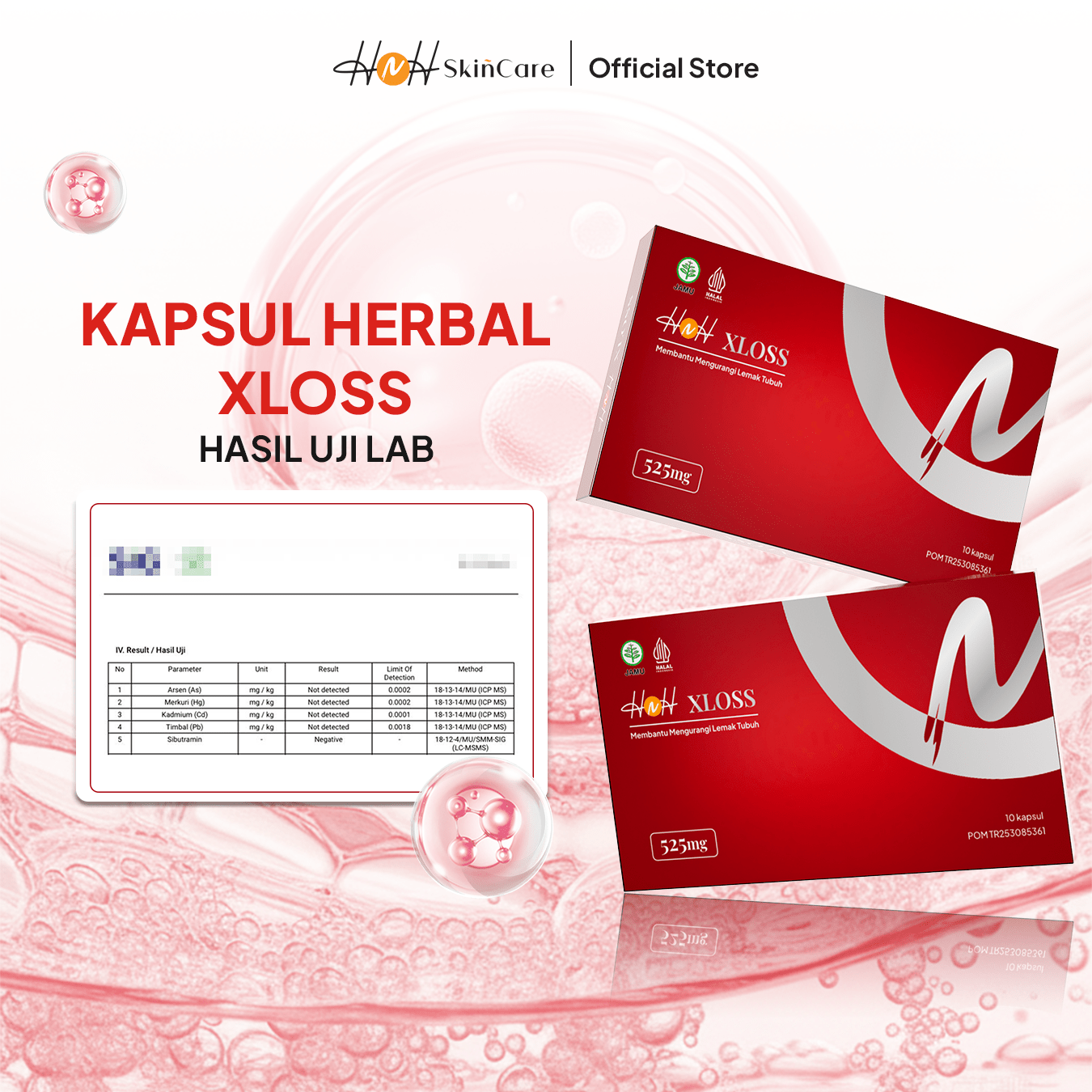 HNH Skincare - 2 XLOSS CPSL (isi 10 capsule) - hnhskincare