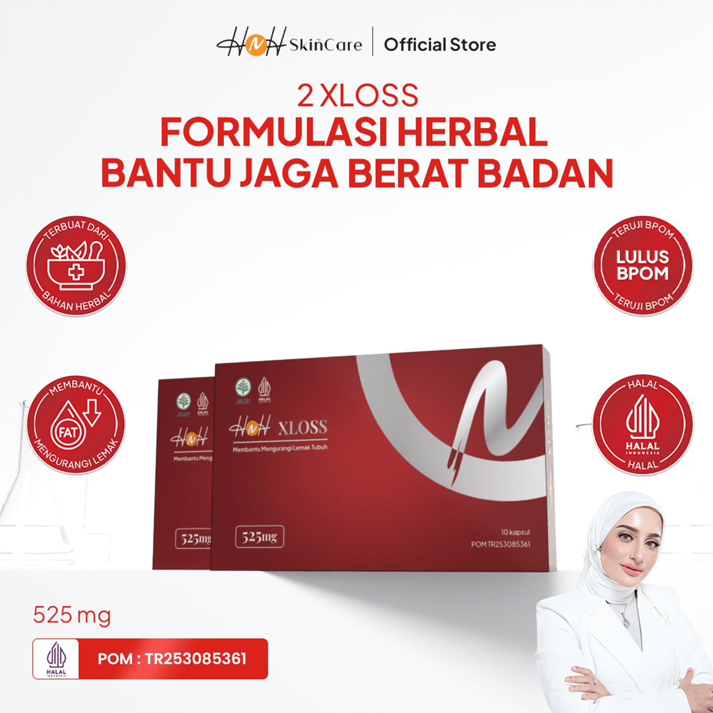 HNH Skincare - 2 XLOSS CPSL (isi 10 capsule) - hnhskincare