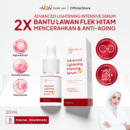 HNH Skincare - Advanced Lightening Intensive Serum - Brightening Serum Mencerahkan untuk Flek Hitam - hnhskincare