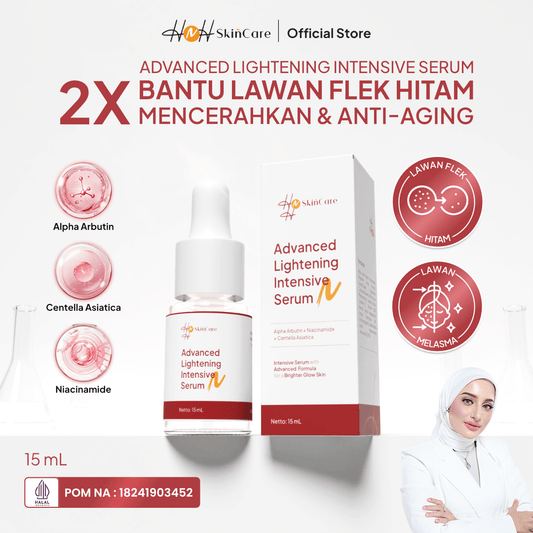 HNH Skincare - Advanced Lightening Intensive Serum - Brightening Serum Mencerahkan untuk Flek Hitam - hnhskincare