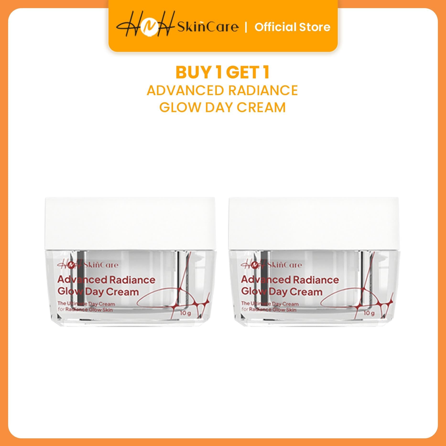 HNH Skincare - Bundling 2 Advanced Radiance Glow Day Cream - Day Cream Tone Up untuk Mencerahkan Wajah - hnhskincare