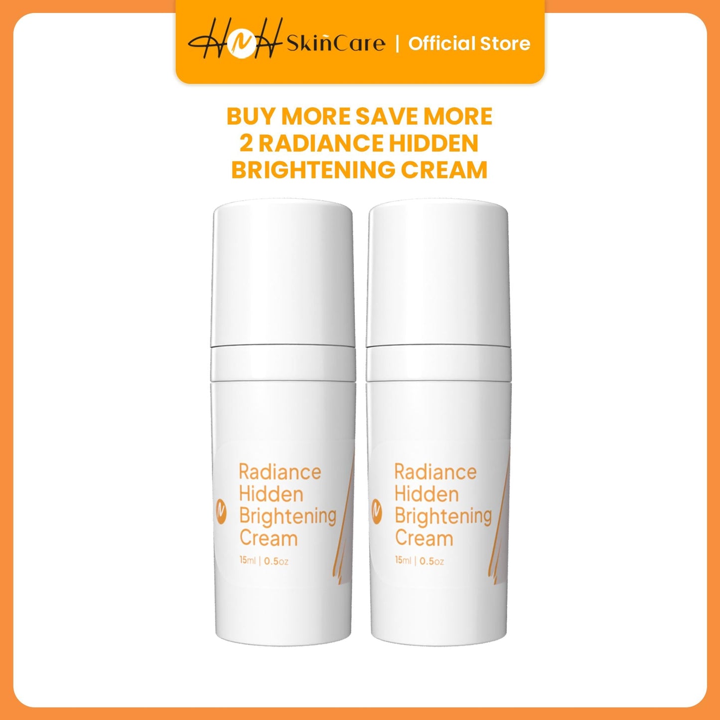 HNH Skincare - Bundling 2 Radiance Hidden Brightening Cream - Krim Pencerah Ketiak Selangkangan dan Lipatan - hnhskincare