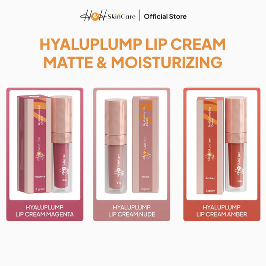 HNH Skincare - Hyaluplump Lipcream - Lipcream Matte Tahan Lama dan Melembapkan - hnhskincare