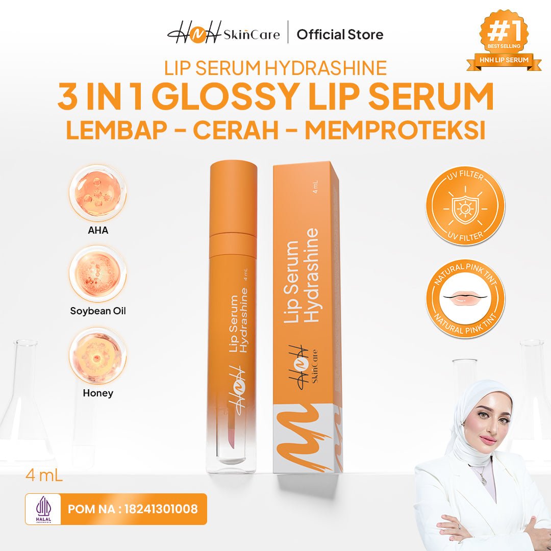 HNH Skincare - Lip Serum Hydrashine - Lip Care Serum Bibir Melembapkan & Mencerahkan - hnhskincare