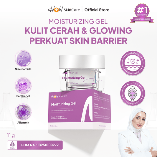 HNH Skincare - Moisturizer Gel - Pelembap Wajah Gel Ringan untuk Semua Jenis Kulit - hnhskincare
