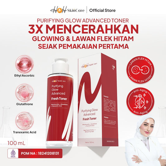 HNH Skincare - Purifying Glow Advanced Fresh Toner - Hydrating Toner untuk Mencerahkan Kulit Kusam - hnhskincare