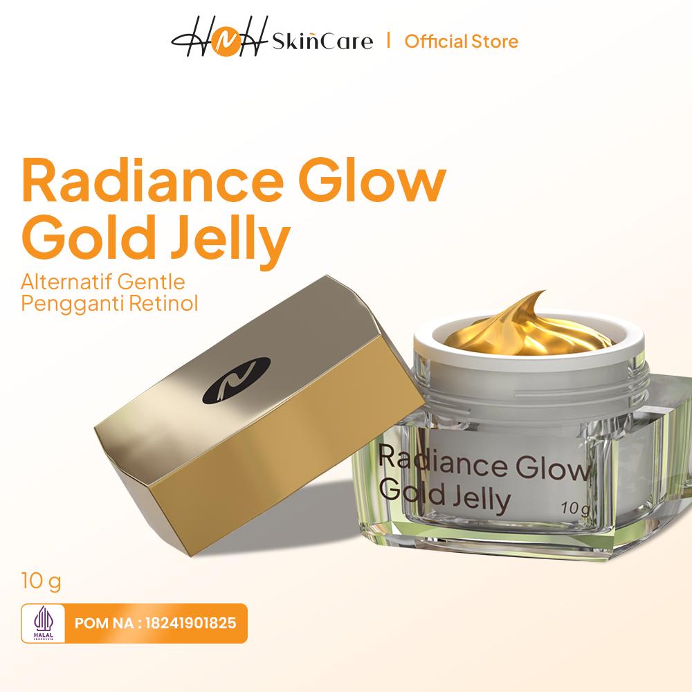 HNH Skincare - Radiance Glow Gold Jelly - Gold Jelly Booster untuk Anti Aging - hnhskincare