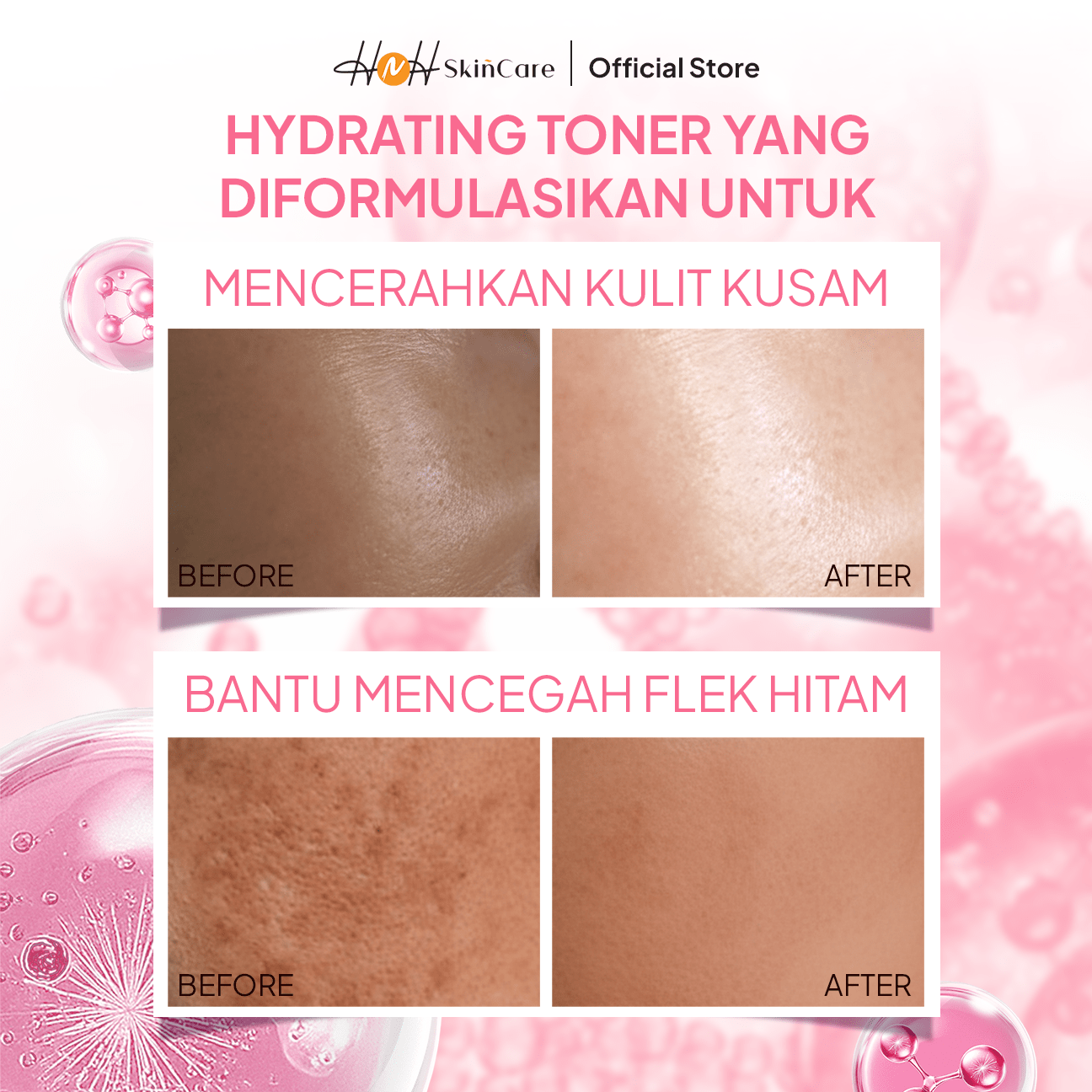 HNH Skincare - Tinted Brightening Glow Sunscreen - Tinted Sunscreen SPF 50 PA++++ Skin Tint - hnhskincare