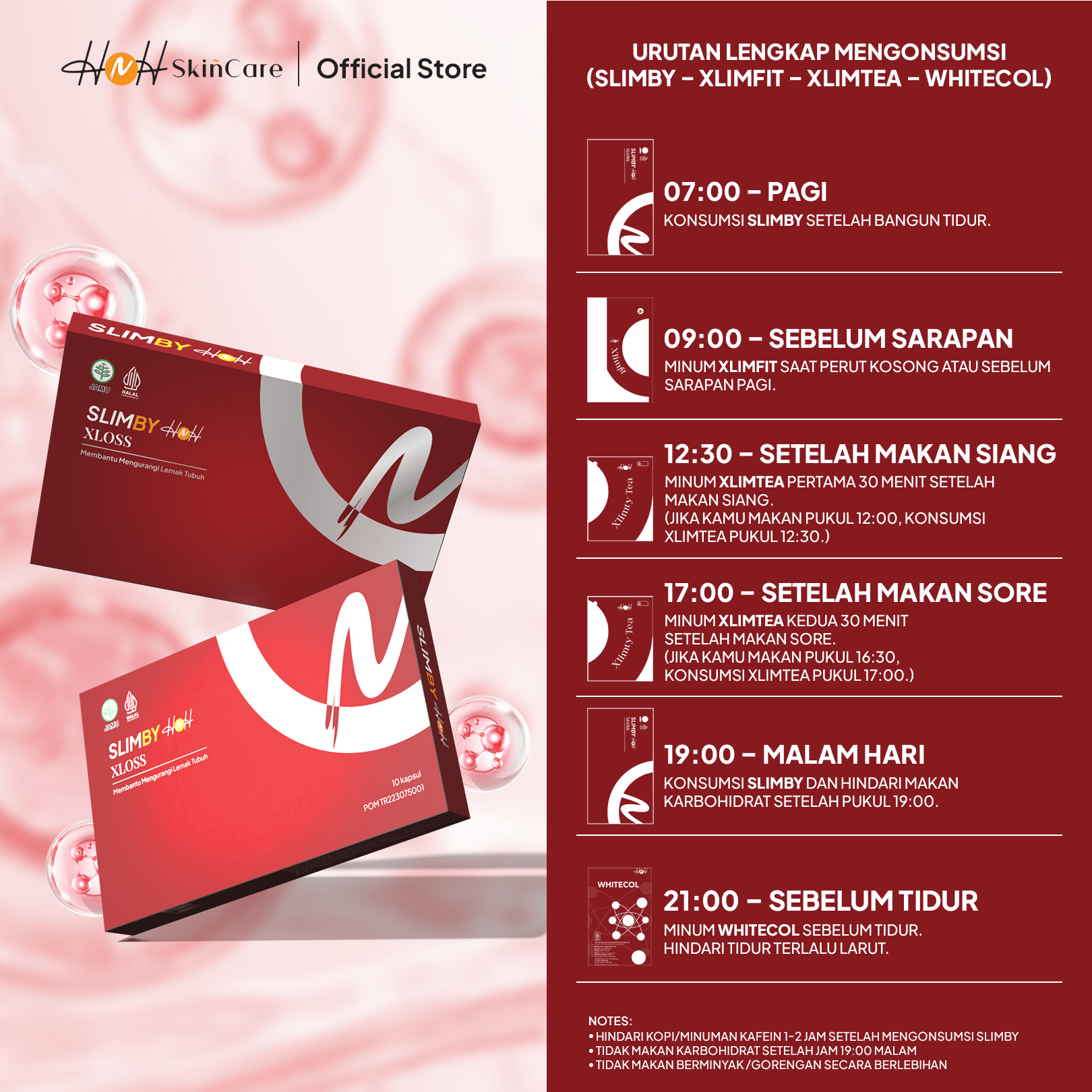 HNH Skincare - XLOSS CPSL (isi 10 capsule) - hnhskincare