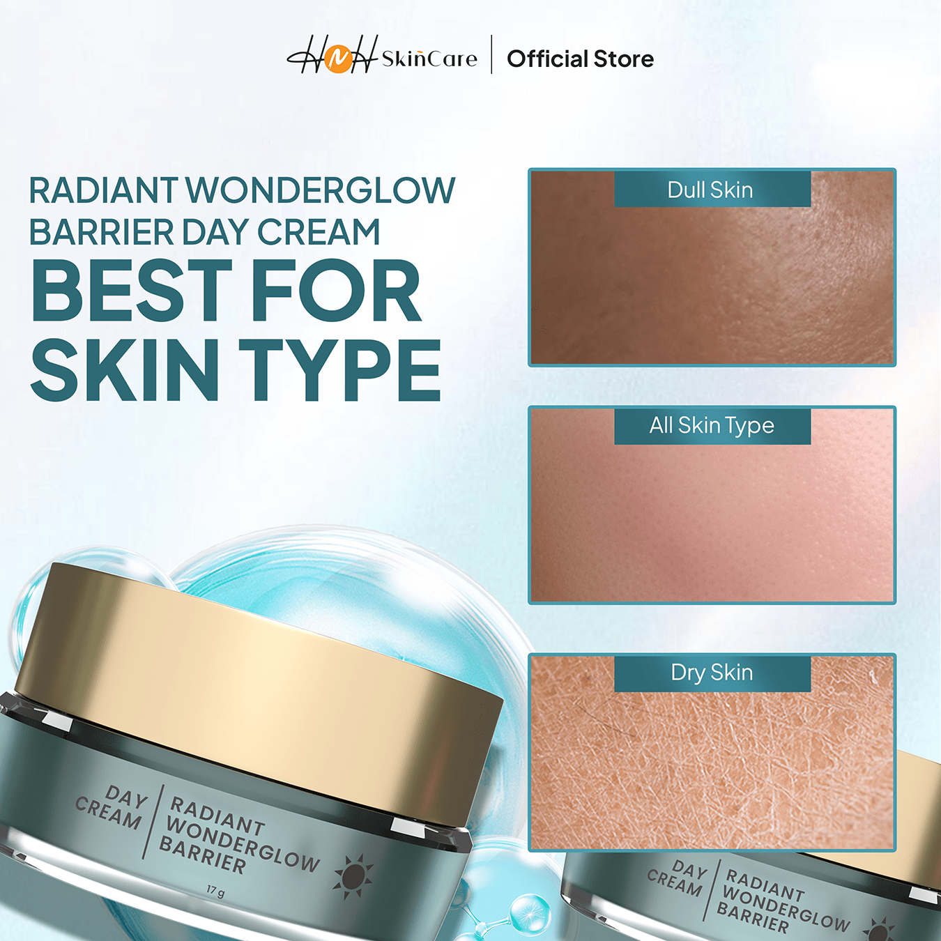 [NEW LAUNCH] Signature by Kamila - Radiant Wonderglow Barrier Day Cream - Melindungi, Mencerahkan & Meratakan Kulit Wajah - hnhskincare