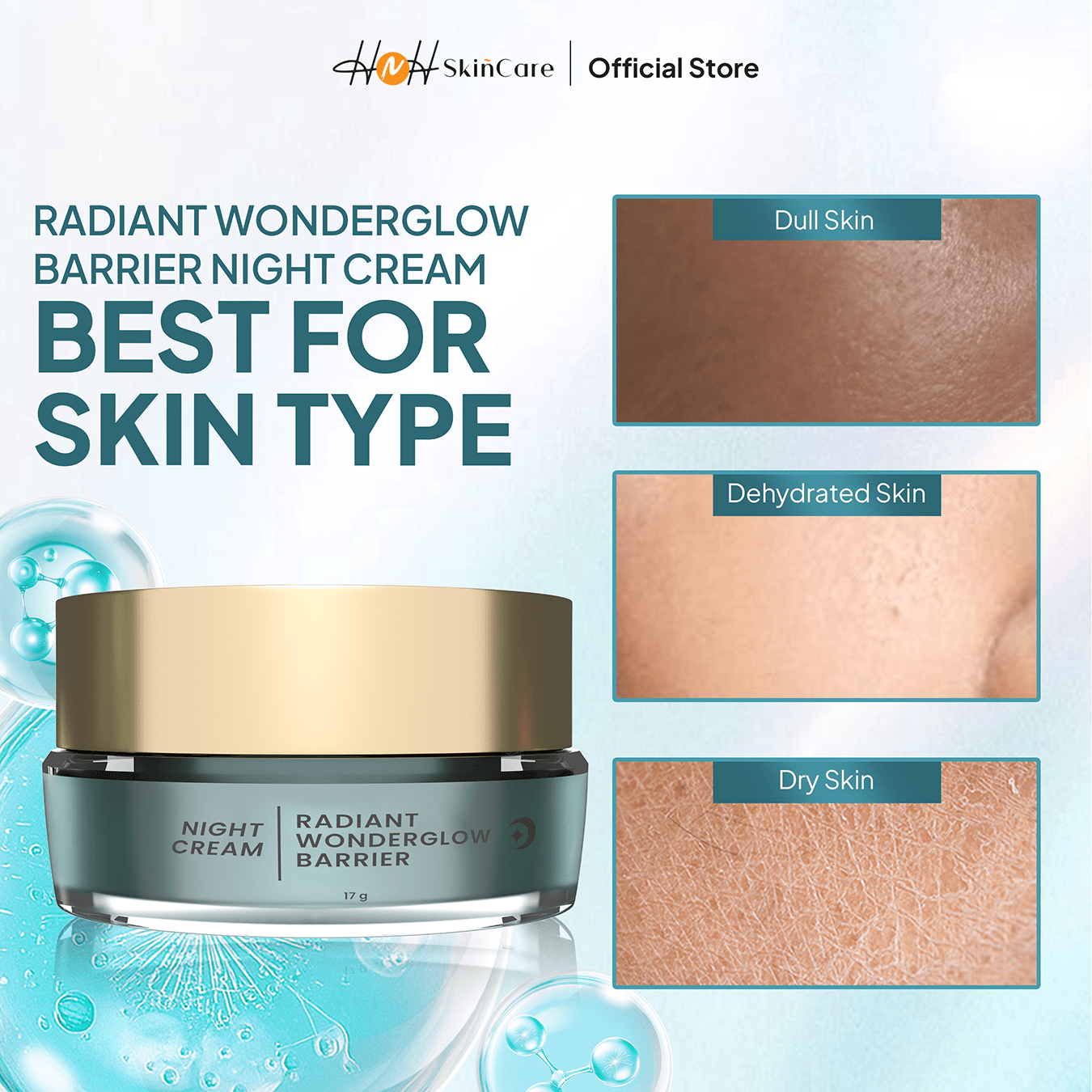 [NEW LAUNCH] Signature by Kamila - Radiant Wonderglow Barrier Night Cream - Merawat Dan Memperbaikin Skin Barrier yang Rusak - hnhskincare