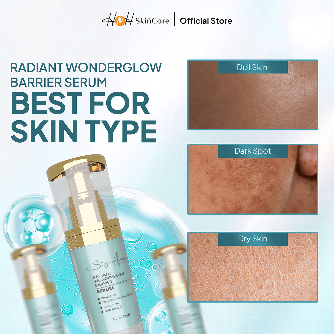 [NEW LAUNCH] Signature by Kamila - Radiant Wonderglow Barrier Serum - Merawat, Memperkuat dan Menjaga Skin Barrier - hnhskincare