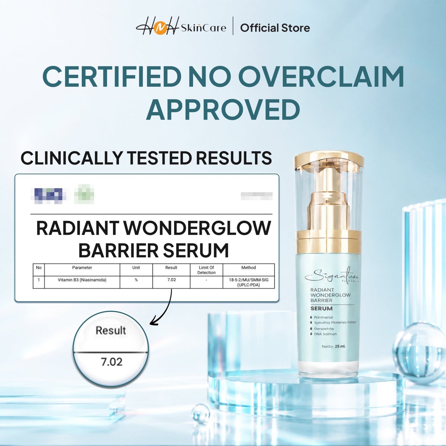 [NEW LAUNCH] Signature by Kamila - Radiant Wonderglow Barrier Serum - Merawat, Memperkuat dan Menjaga Skin Barrier - hnhskincare