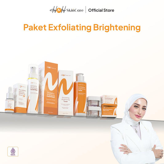 HNH Skincare - Paket Exfoliating Brightening - Brightening Package 5 in 1