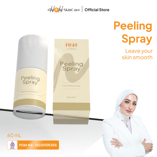 HNH Skincare - Peeling Spray - Peeling Gel Exfoliating Badan untuk Membantu Mengangkat Daki