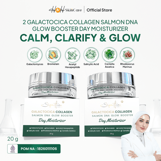 [PO] [NEW LAUNCH] Signature by Kamila - Bundling 2 Galactocica Collagen Salmon DNA Glow Booster Day Moisturizer - hnhskincare