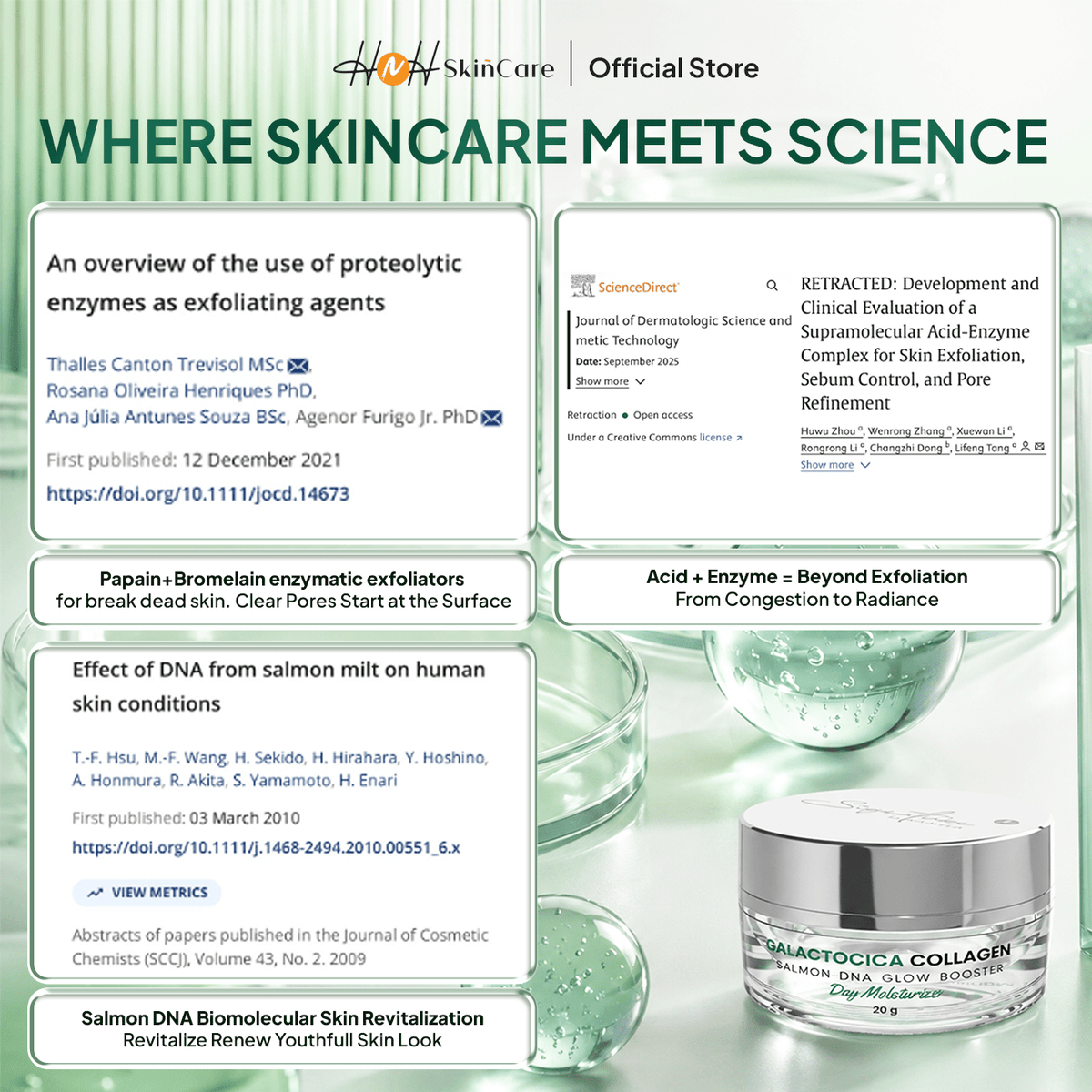 [PO] [NEW LAUNCH] Signature by Kamila - Bundling 2 Galactocica Collagen Salmon DNA Glow Booster Day Moisturizer - hnhskincare