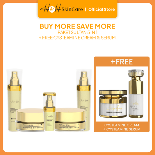 Signature by Kamila Luminous Package Brightening 5 in 1 Free Bundling Cysteamine Serum & Cysteamine Cream - hnhskincare