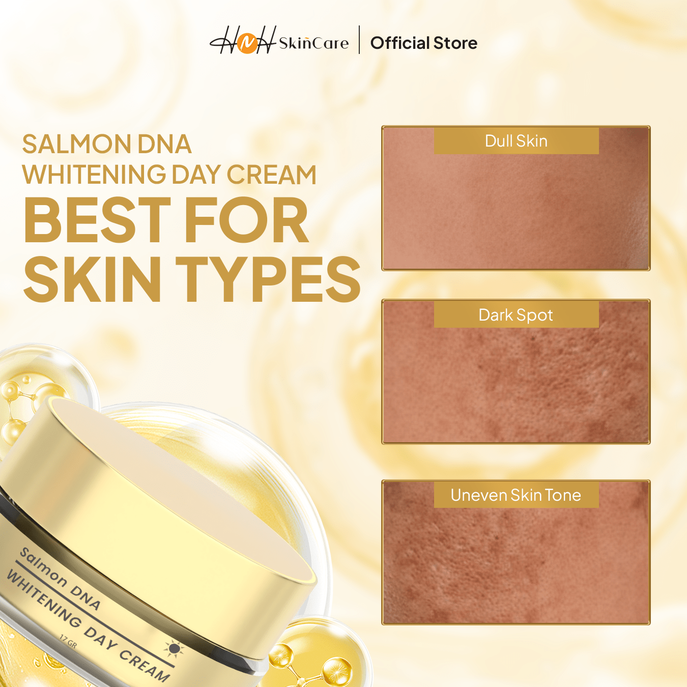 Signature by Kamila - Salmon DNA Whitening Day Cream - Cream Pagi Glowing untuk Mencerahkan Wajah - hnhskincare