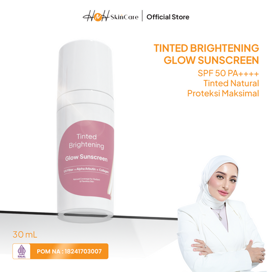 HNH Skincare - Tinted Brightening Glow Sunscreen - Tinted Sunscreen SPF 50 PA++++ Skin Tint