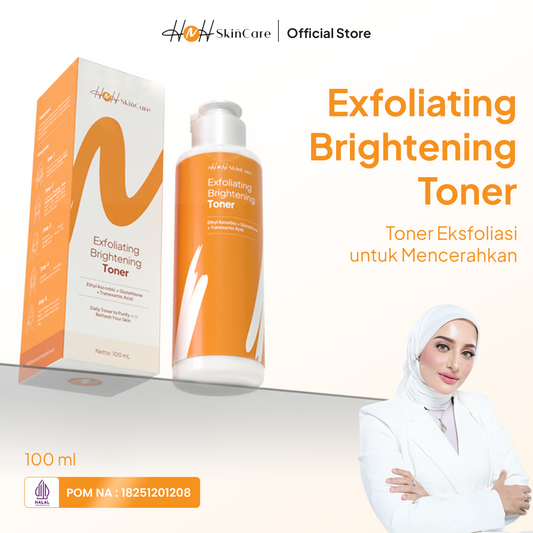 HNH Skincare - Toner Ultimate - Exfoliating Toner Mencerahkan untuk Kulit Normal dan Kulit Berminyak