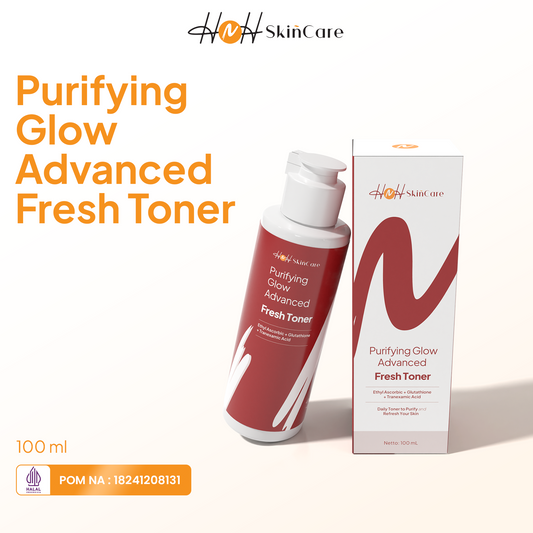 HNH Skincare - Purifying Glow Advanced Fresh Toner - Hydrating Toner untuk Mencerahkan Kulit Kusam