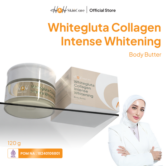 HNH Skincare - Whitegluta Collagen Intense Whitening - Body Butter / Body Serum Tone Up Mencerahkan